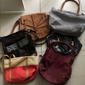 Used purses. Some gently used, some hardly used.